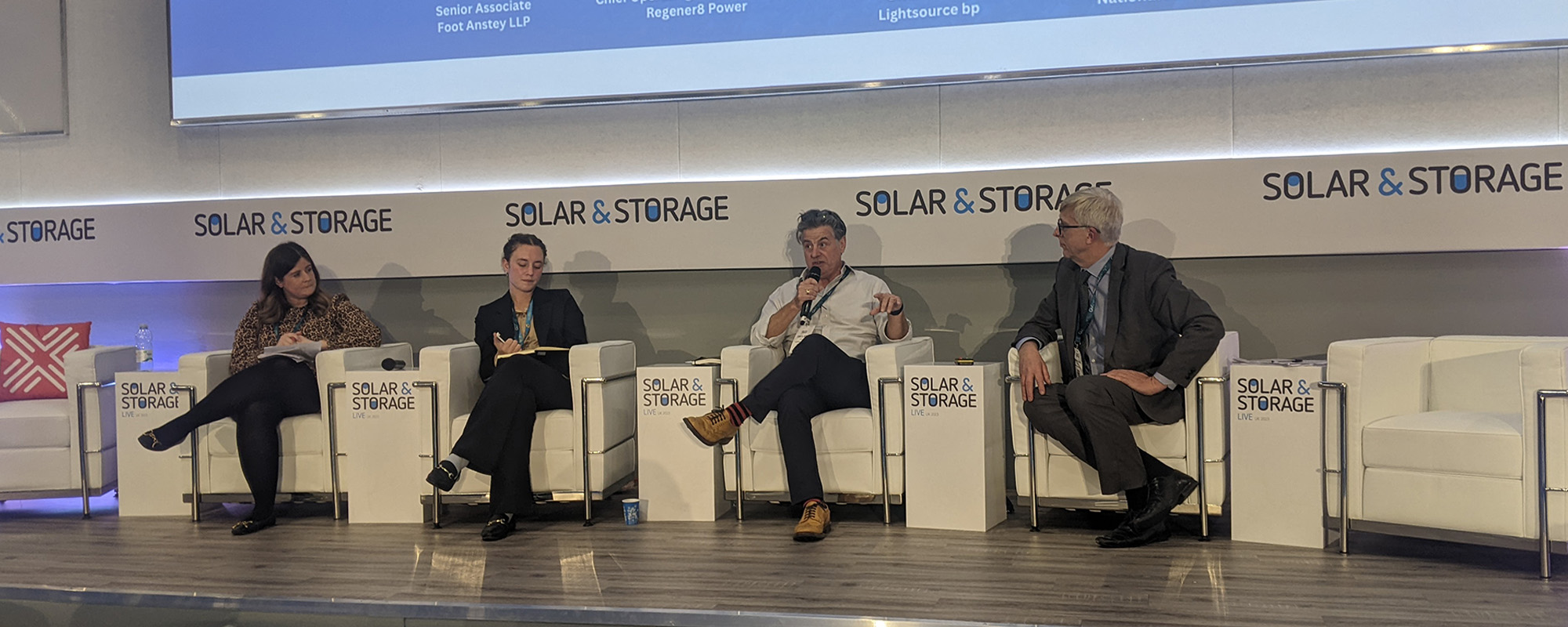 Speakers at the Solar & Storage event