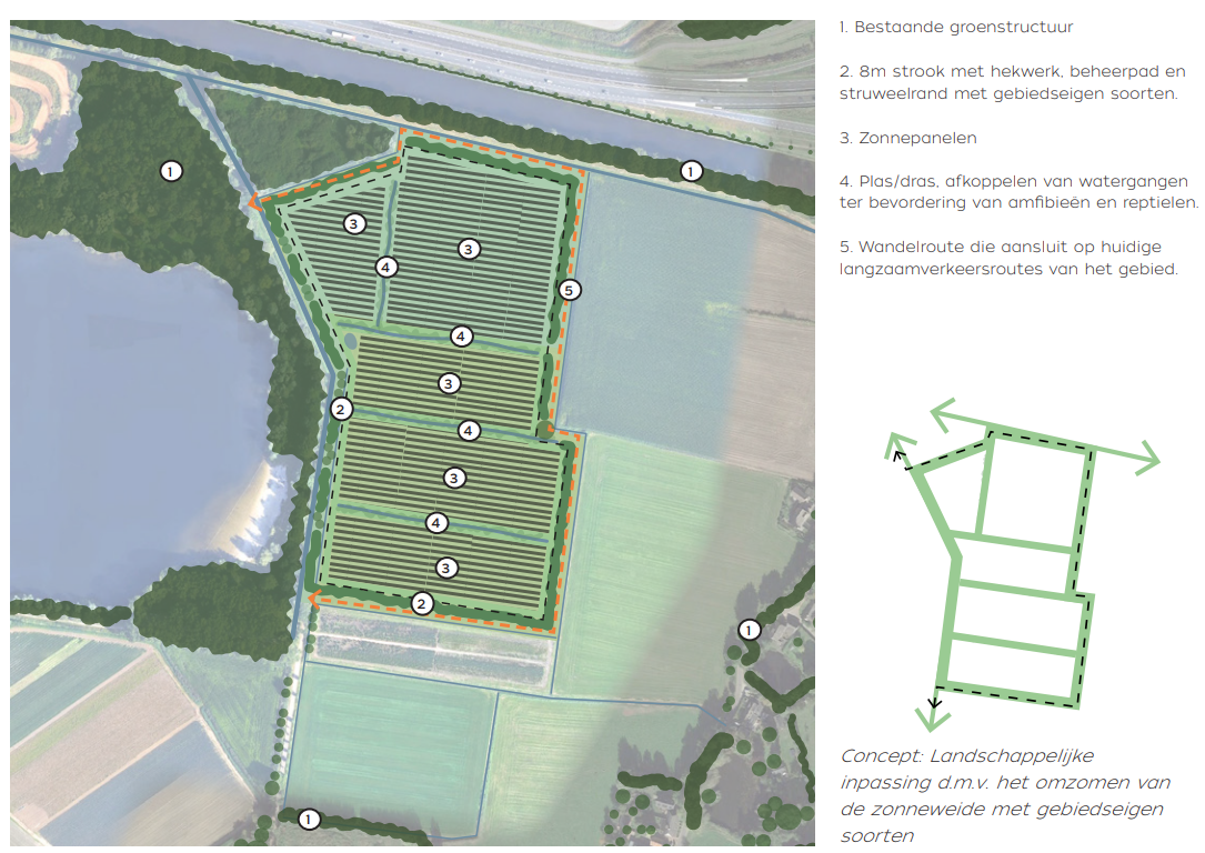 map of solar project